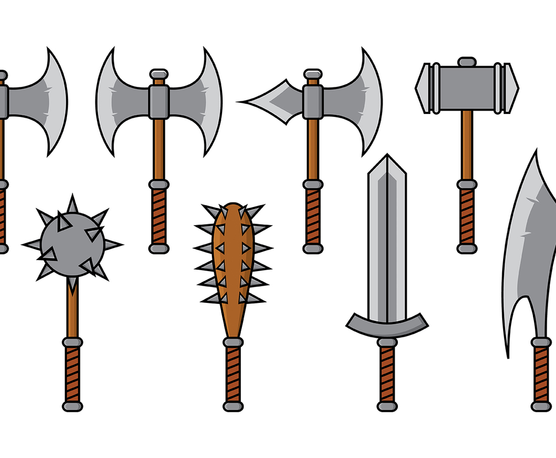 Barbarian Weapon Vector