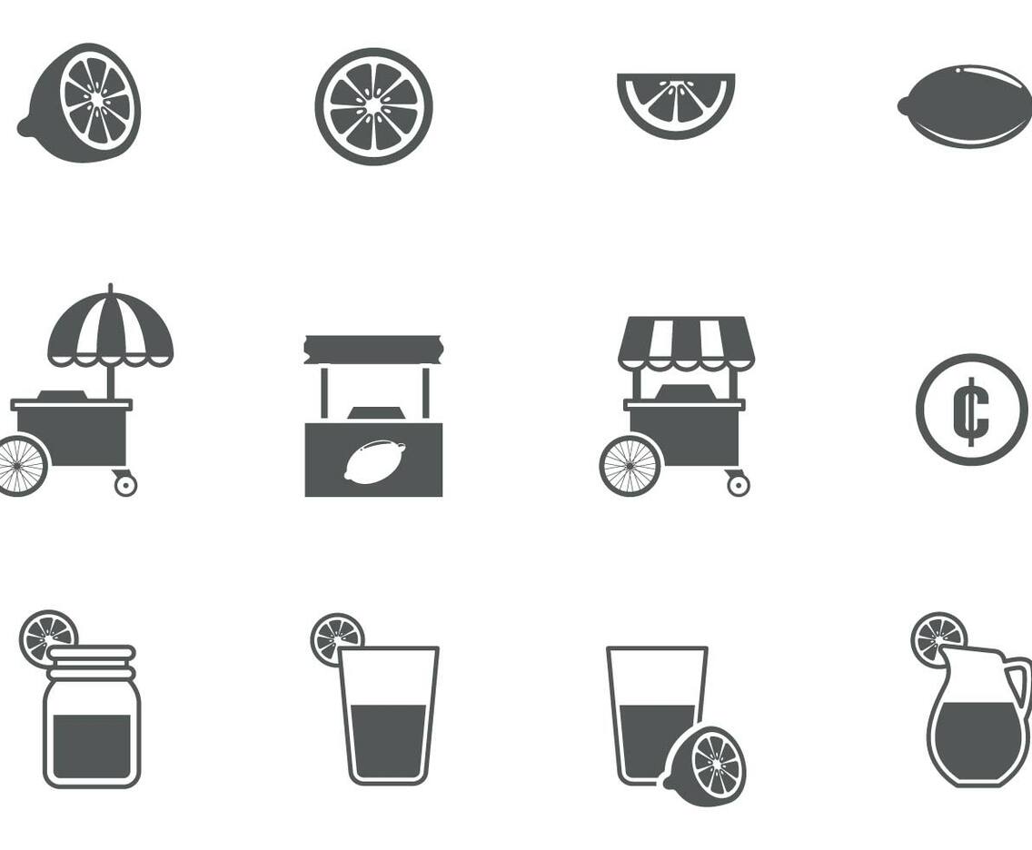 Free Lemonade Icons Vector
