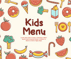 Free Kids Menu Vectors