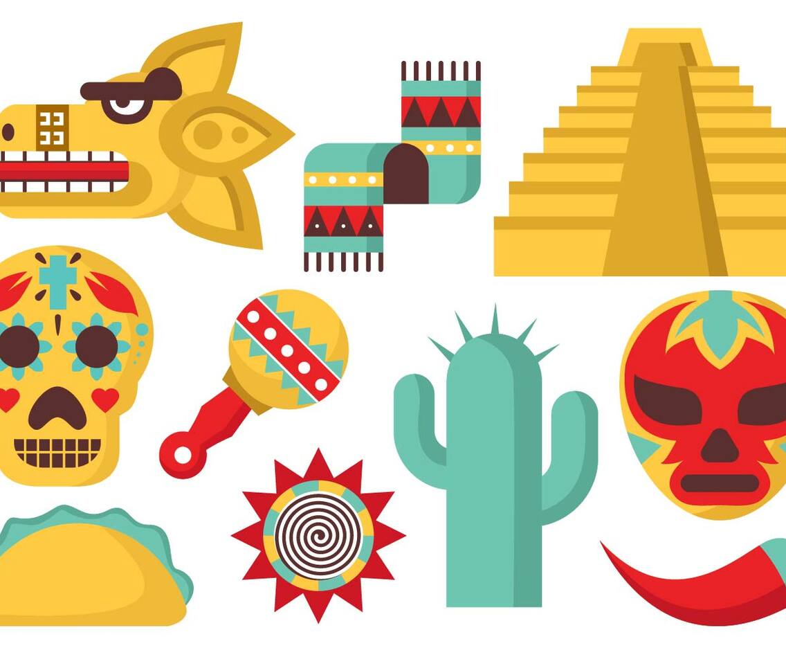 Free Mexico Icons Vector