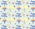 Vector Birthday Pattern