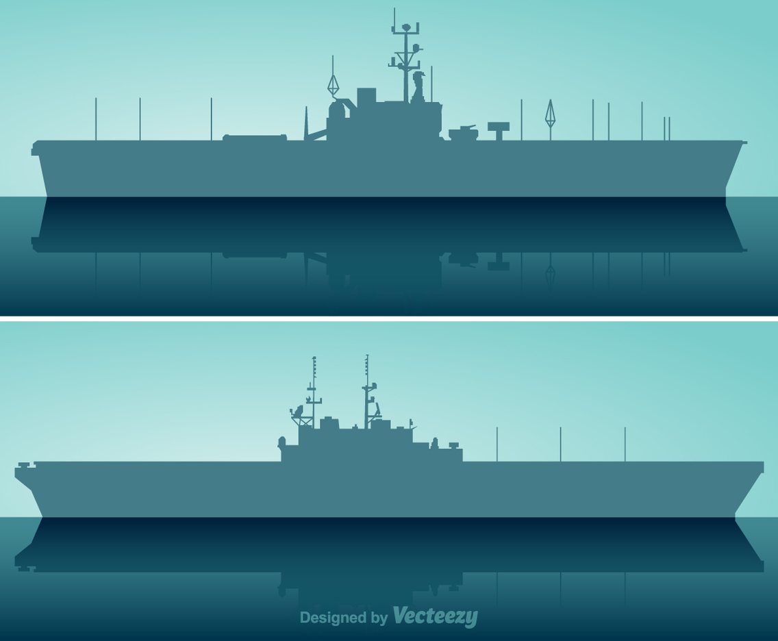 Free Aircraft Carrier Vector Set