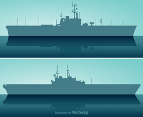 Free Aircraft Carrier Vector Set