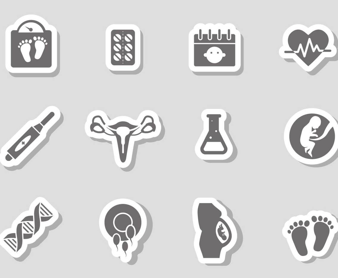 Free Pregnancy Icons Vector