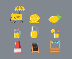Free Lemonade Stand Vector
