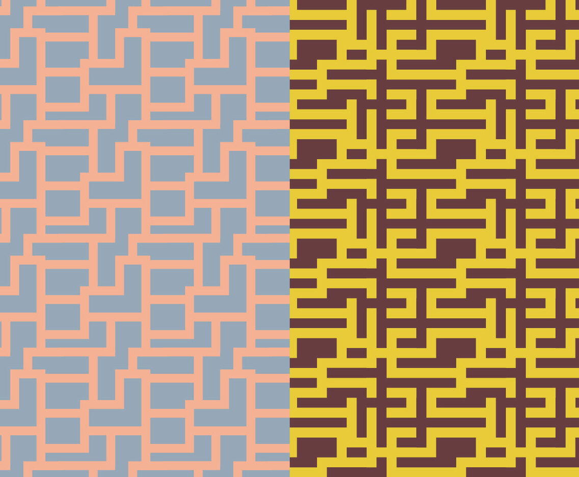 Maze Geometric Pattern
