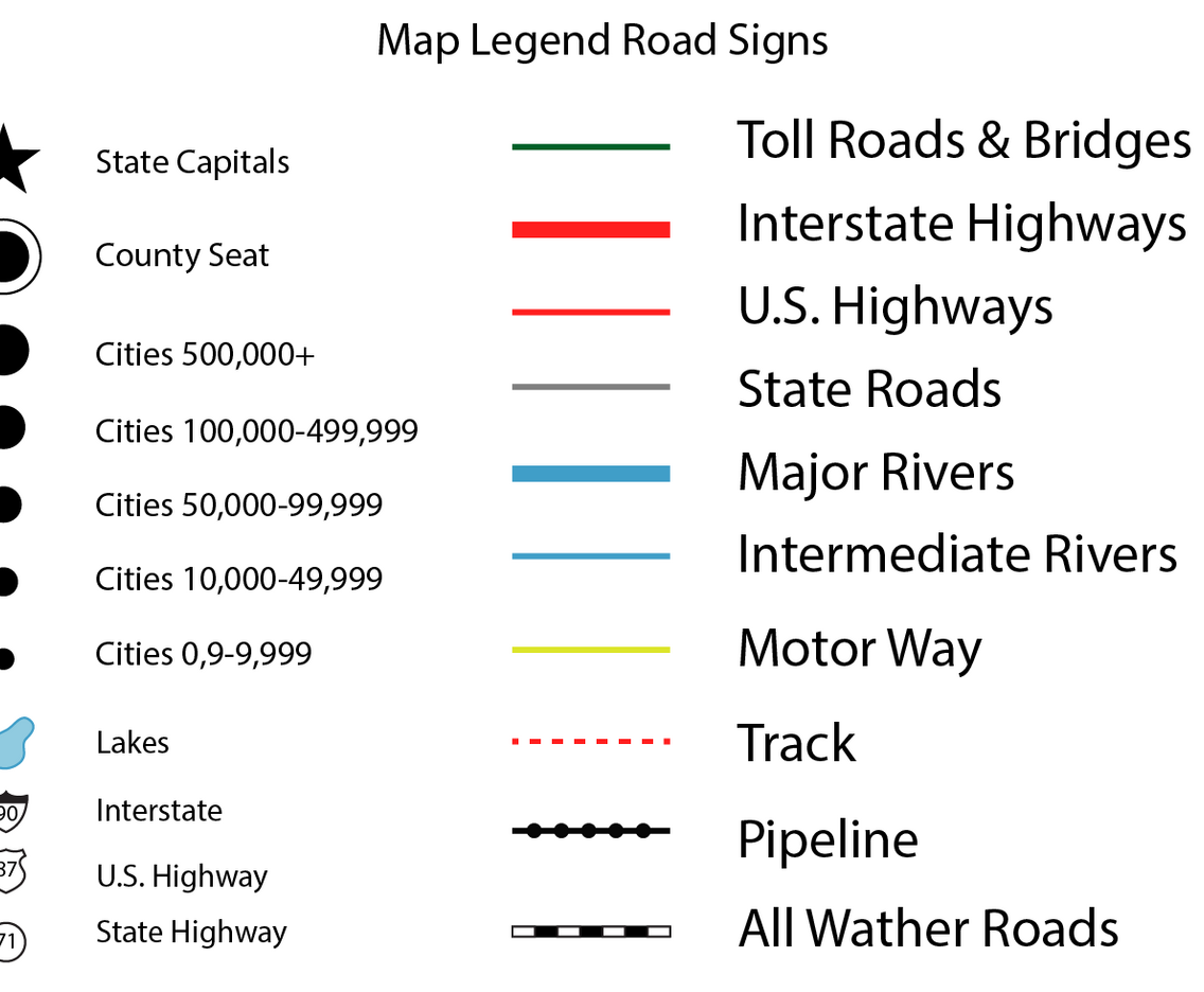 Free Map Legend Vector