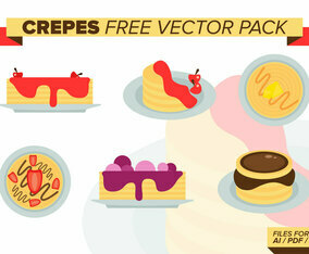 Crepes Free Vector Pack