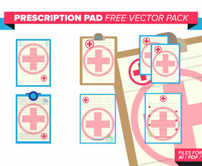 Prescription Pad Free Vector Pack