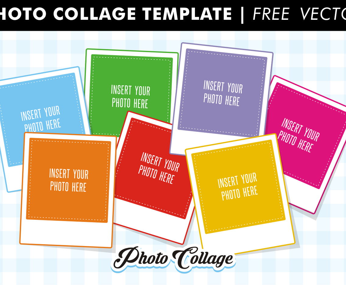Photo Collage Templates Free Vector