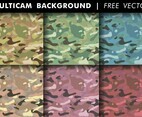 Multicam Background Free Vector