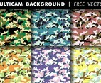 Multicam Background Free Vector