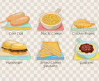 Kids Menu Vector