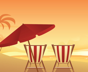 Chair Beach Free Vector
