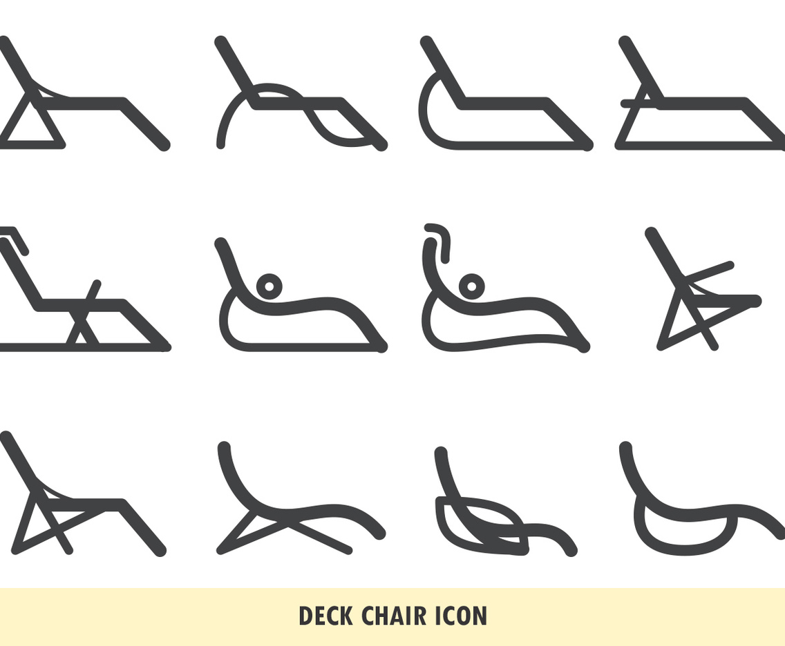Deck Chair Icon