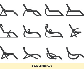 Deck Chair Icon