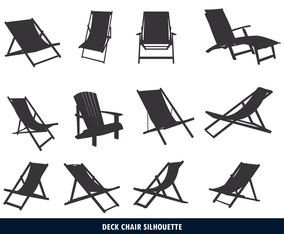 Deck Chair Silhouette