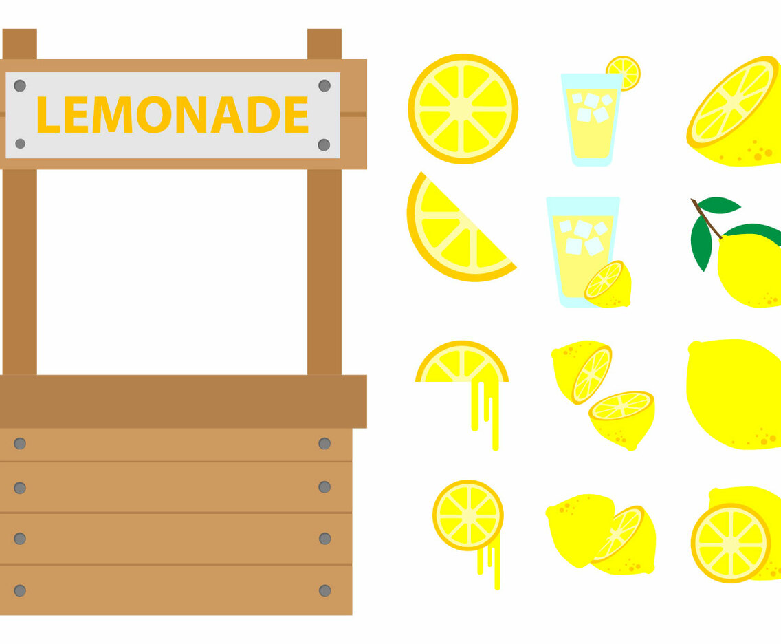 Free Lemonade Stand Vector