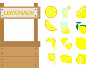 Free Lemonade Stand Vector