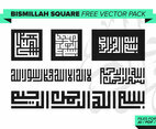 Bismillah Square Free Vector Pack