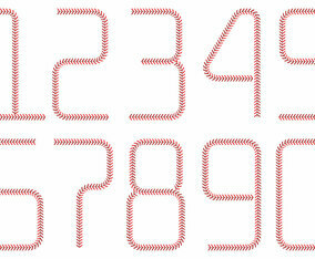 Baseball Lace Numbers