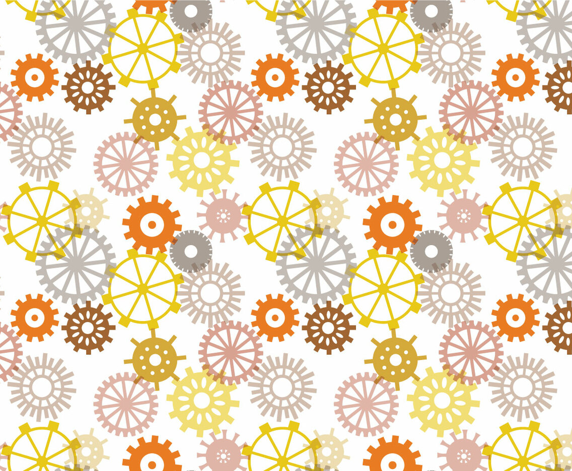 Free Clock Parts Pattern Vectors