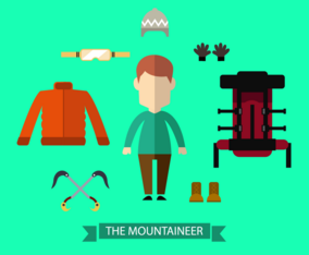 Free Mountaineer Vector