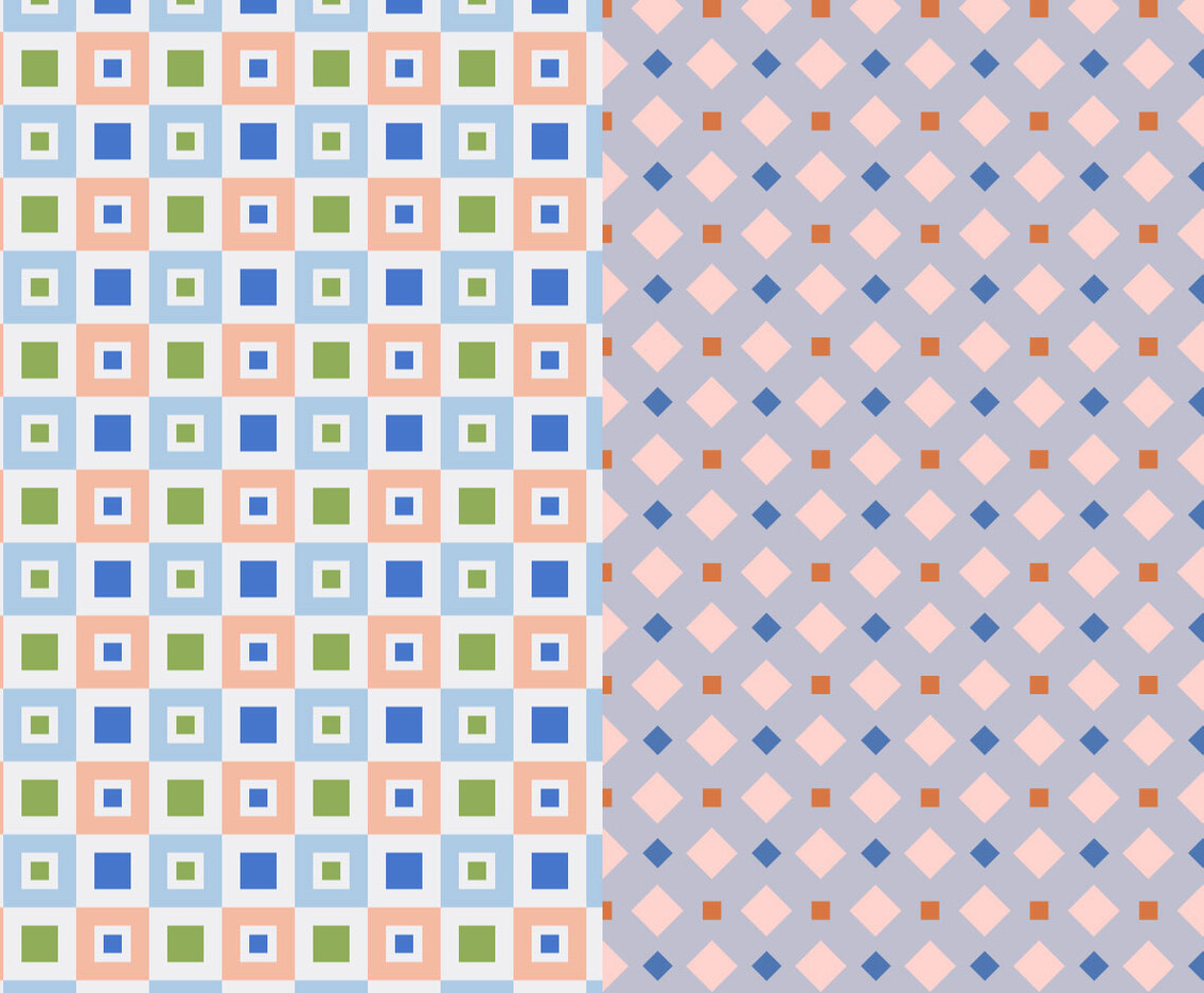 Two Set Geometric Pattern
