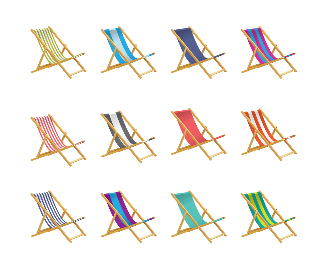Free Deck Chair Vector