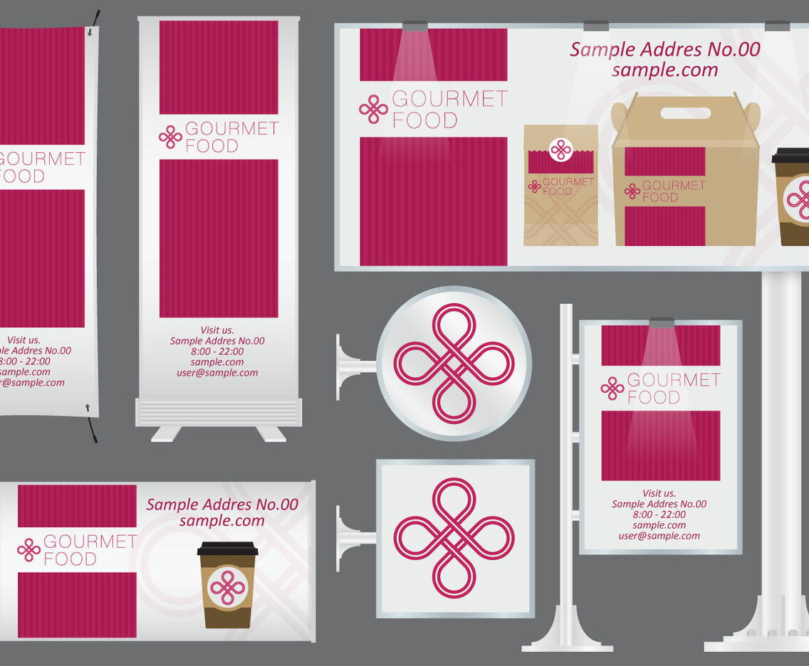 Gourmet Food Banners