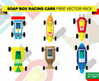 Soap Box Racing Cars Free Vector Pack