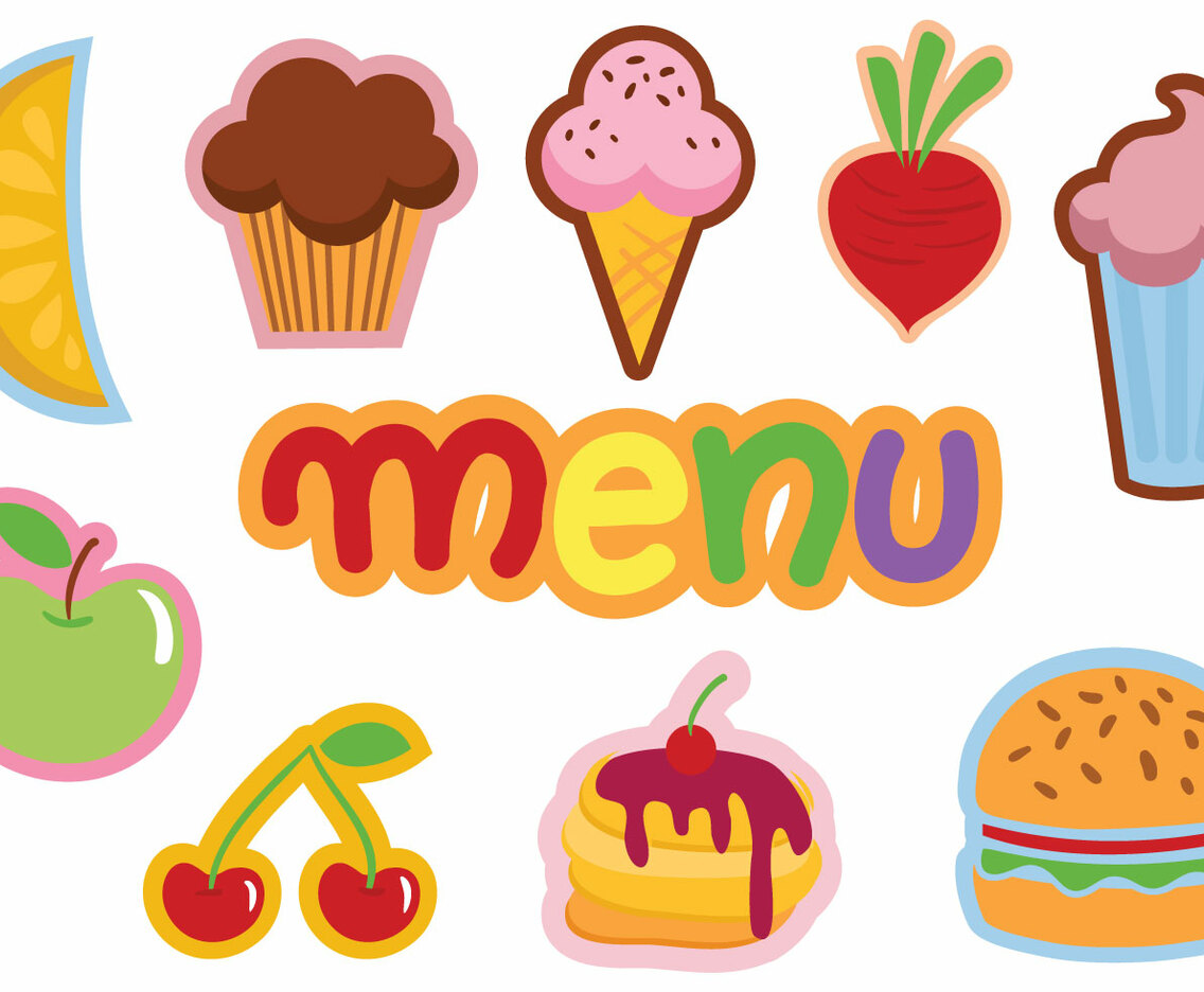 Free Kids Menu Vectors