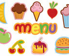 Free Kids Menu Vectors