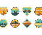 Free Mountain and Nature Badges Vector