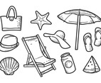 Free Beach Hand drawn Icons