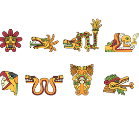 Free Quetzalcoatl Doodle Vector
