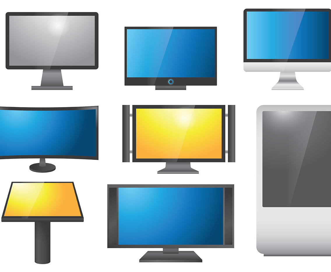 Free Led Screen Icons Vector