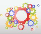 Gears Background Vector