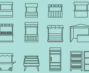 Stand And Rack Icons