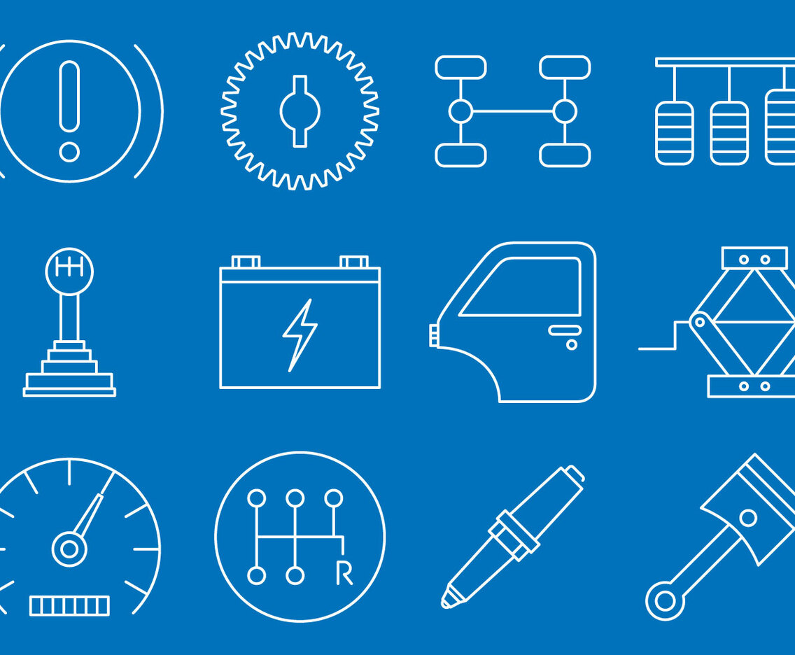 Vehicle Maintenance Icons