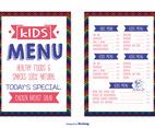 Kids Menu Template