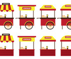Set Of Lemonade Stand Vector
