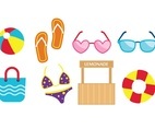 Free Beach Flat Icons