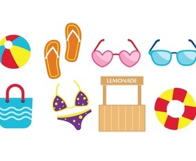 Free Beach Flat Icons