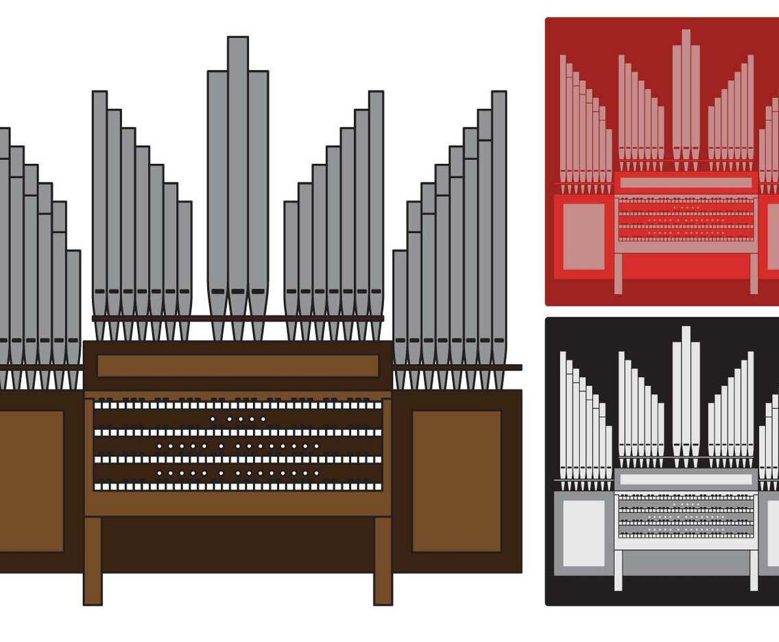 Pipe Organ illustration