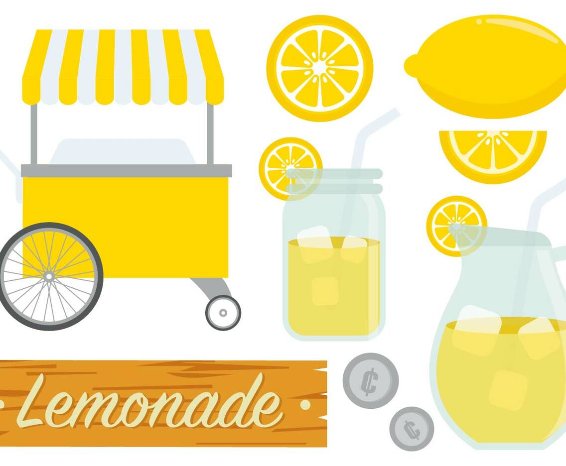 Free Lemonade Stand Vector