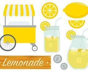 Free Lemonade Stand Vector