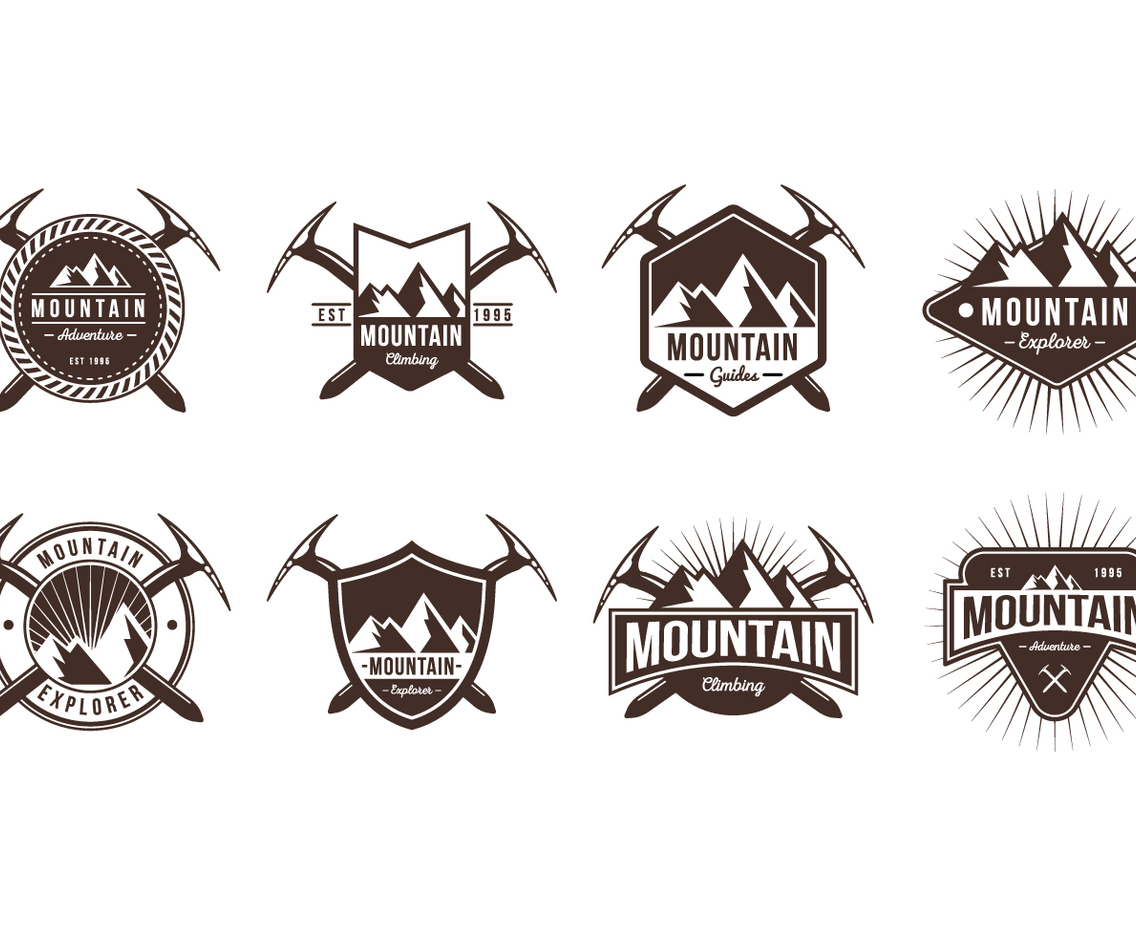 Free Mountain Badge Vectors