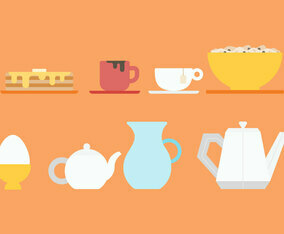 Free Pancake Breakfast Vectors