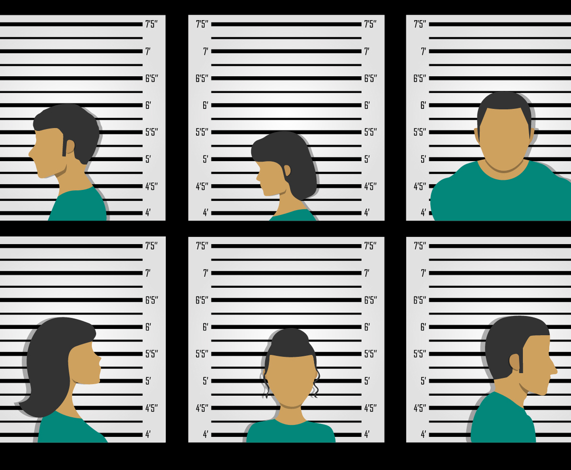 Wall Background for Suspect